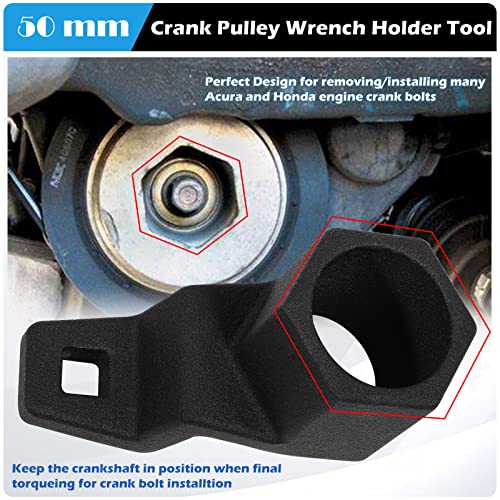 Honda/Acura 19mm Harmonic Balancer Socket & 50mm Crank Pulley Wrench