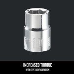 CRAFTSMAN Shallow Socket, Metric, 3/8-Inch Drive, 10mm, 6-Point (CMMT43542)