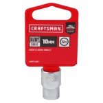 CRAFTSMAN 3/8 Drive Metric 12 Point Standard Socket (CMMT44302)