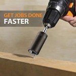 Christmas Stocking Stuffer Gifts for Men - Super Universal Socket Tools Gifts for Adults, Socket Set with Power Drill Adapter Super Grip Socket (7-19mm) Cool Gadgets for Men Women Husband Handy DIY