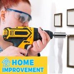 Universal Socket Tool Gifts for Men - Super Universal Grip Socket Set Unscrew Any Bolt with Power Drill Adapter 7-19mm Fathers Day Birthday Gift Cool Gadgets for Men Dad Women Him