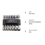 14pcs Metric Socket Wrench Driver Bit Set Hex Key