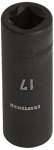 CRAFTSMAN Deep Impact Socket, Metric, 1/2-Inch Drive, 17mm (CMMT16078)