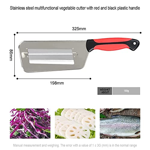 bingxqiso Cabbage Slicer Onion Slicer Knife Double Slice Blade Vegetable Slicer Slicing Kitchen Knife Fish Scale Cleaner Knive