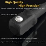 Impact Grade Socket Adapter Set, PTSLKHN 1/4, 3/8, and 1/2 Inch Socket Adapters, Chrome Vanadium Steel, Convenient Carry Box - Ideal for Impact Drills and Drivers(Surface phosphating black)