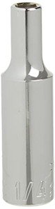 CRAFTSMAN Deep Socket, SAE, 3/8-Inch Drive, 1/4-Inch, 6-Point (CMMT23144)