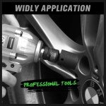 SWANLAKE GARDEN TOOLS 5-Piece Cr-V Steel Impact Socket Adapter Set, 0.375in, Fastener Drive Bit
