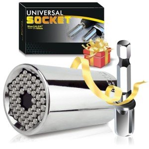bnowi Universal Socket Wrench Set Tools Multi-Size Self Adjustable for Regularity or Irregularity Screw Improvement Home DIY Stocking Stuffers Christmas Gifts for Men Dad and Women (Universal)