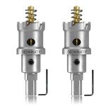 2-Pack 1" Tungsten Carbide Tipped Hole Saws