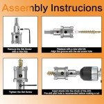 2-Pack 1" Tungsten Carbide Tipped Hole Saws