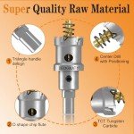 2-Pack 1" Tungsten Carbide Tipped Hole Saws