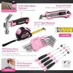 Pink Cordless Drill Set with Toolbox - 43 PCS