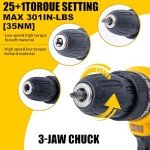 12V Cordless Drill Set with Charger and Accessories