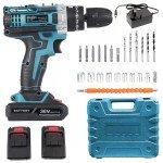 36V Cordless Drill Driver with LED Light