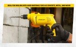 STANLEY 550W 10mm Drill with 120-Piece Toolkit