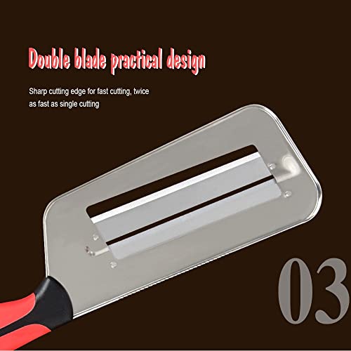 bingxqiso Cabbage Slicer Onion Slicer Knife Double Slice Blade Vegetable Slicer Slicing Kitchen Knife Fish Scale Cleaner Knive