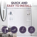 Noah William Home White Tub Wall Surround Kit