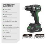 Prostormer Brushless Power Drill Set with Bits