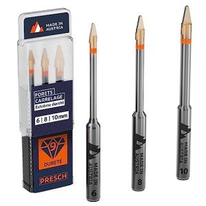 PRESCH 10mm Tile Drill Bit Set - 200 RPM