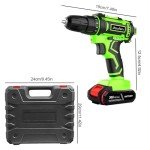 21V Cordless Drill Driver Kit with Batteries