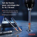 PRESCH 10mm Tile Drill Bit Set - 200 RPM