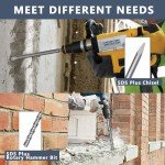 6-Piece SDS Plus Rotary Hammer Drill Bit Set