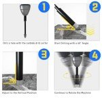 5 PCS Dry Diamond Core Drill Bit Set