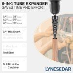 6-in-1 Copper Tube Expander and Swaging Tool