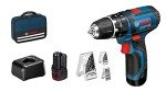 Bosch 12V Battery Hammer Drill with Accessories Set