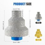 Diamond Core Drill Bit Set for Porcelain & Tile