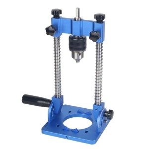 Adjustable Portable Drill Guide for Precision Woodworking
