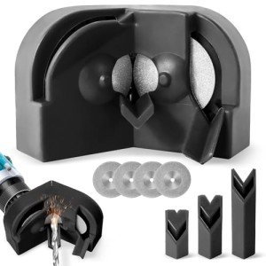 Multipurpose Drill Bit Sharpener with 4 Grinding Wheels