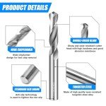 3/16" Solid Carbide Drill Bit Set - 5 Pcs