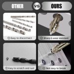 Four-Flute Eccentric Drill Bit for Metal & Glass