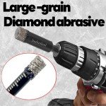 Diamond Drill Bit Set - 5 Pcs, 1/4" Hex