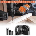 Multipurpose Drill Bit Sharpener with 4 Grinding Wheels