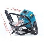 52cc Gas-Powered Post Hole Digger with Auger Bits