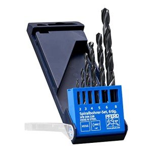 PFERD 6-Piece HSS Steel Twist Drill Bit Set
