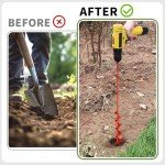 Garden Auger Drill Bit for Easy Planting