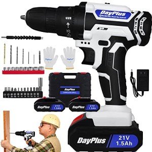 ZanGe 21V Cordless Power Drill with Bits Set