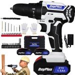 ZanGe 21V Cordless Power Drill Set with Bits