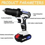 ZanGe 21V Cordless Power Drill Set with Bits