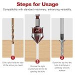 5-Piece High-Speed Countersink Drill Bit Set