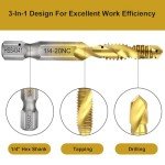 Valkynos 6-Piece Drill and Tap Bit Set