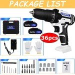 ZanGe 21V Cordless Power Drill Set with Bits