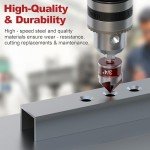 5-Piece High-Speed Countersink Drill Bit Set