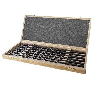 Black Auger Drill Bit Set 12-22 mm in Case