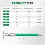 Magnetic Screwdriver Drill Bit Set - 12pcs