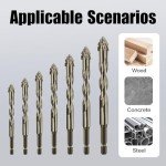 AstroScape 7PCS Tungsten Carbide Drill Bit Set
