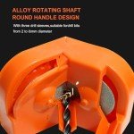 Drill Bit Sharpener with Grinding Wheels, Orange